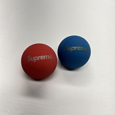 #ad #ad Supreme SS16 Sky Bounce Ball Set Blue Red Logo Hand Accessory 2016 Summer Spring $44.00