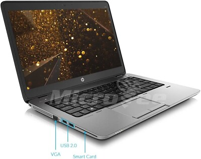 #ad OVERSTOCK SALE 14quot; HP EliteBook i5 Laptop PC 8GB RAM 256GB SSD Win10 $214.99