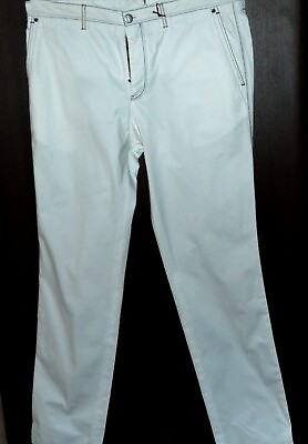 #ad Mabitex Mainero Torino Men#x27;s White Casual Italy Pants Trouser Size US 40 EU 56 $55.00