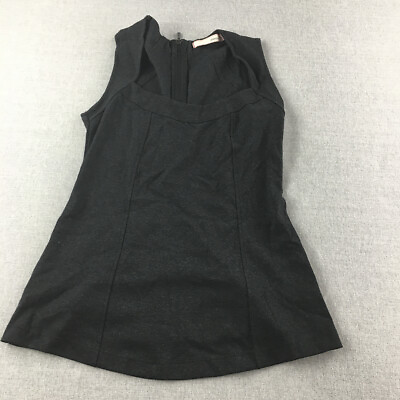 #ad Dress To Womens Tank Top Size L Black Sleeveless Blouse AU $13.98