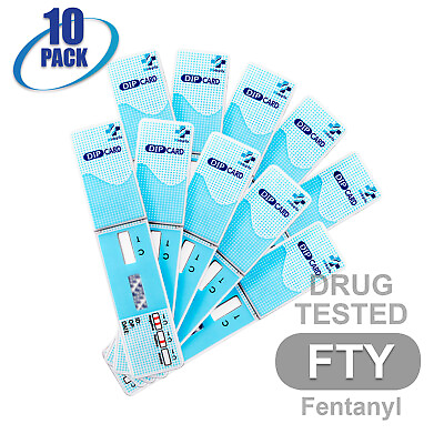 #ad Mintegrity 10pk Fentanyl FTY Dip Card Urine Drug Test #MI WFTY 114 $14.99