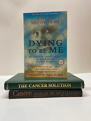 #ad 3 book Lot : Surviving cancer treatments solutions near death used $18.00