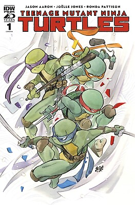 #ad Teenage Mutant Ninja Turtles 2024 #1 IDW Variant RI Momoko 1:100 Presale 7 25 $98.00