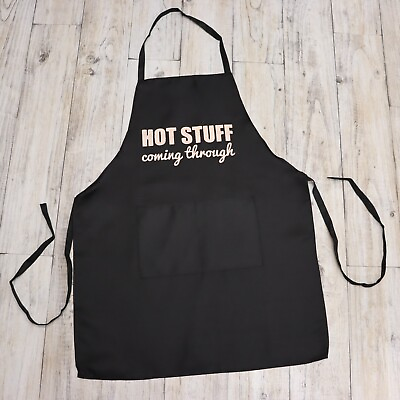 #ad Funny Men#x27;s BBQ Apron Lightweight Chef#x27;s Grilling Cooking Apron With Pockets $10.00