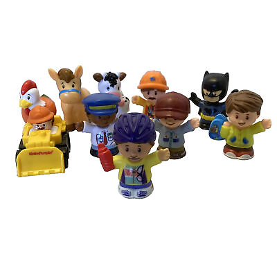 #ad Little People Lot Fisher Price set of 10 Batman More $21.54