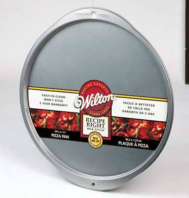 #ad Wilton 191003200 Silver Steel Pizza Pan 14 1 4 L x 1 2 D in. $18.24