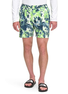 #ad The North Face Men#x27;s Class V Pull On Short Sharp Green Tropical Camo Print XL $32.00