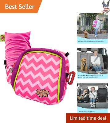 #ad Ultimate Portable Kids Travel Booster Seat Pink Exceeds Safety Standards $79.19