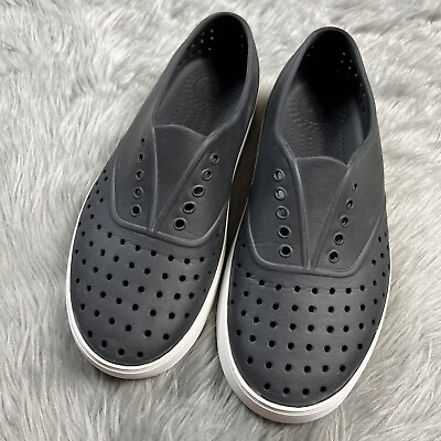 #ad Native Mens Miller Slip On Black Shoes Size 10 $39.99
