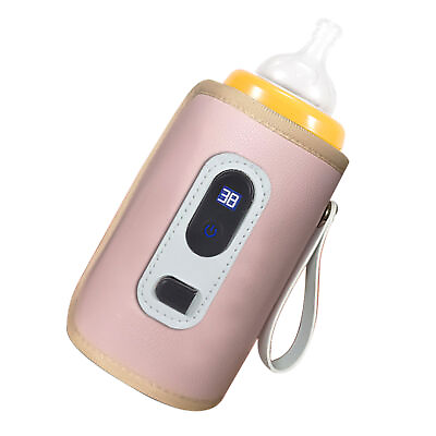 #ad Baby Bottle Warmer LCD Display Light Baby Bottle Heater Temperature Adjustable $18.41