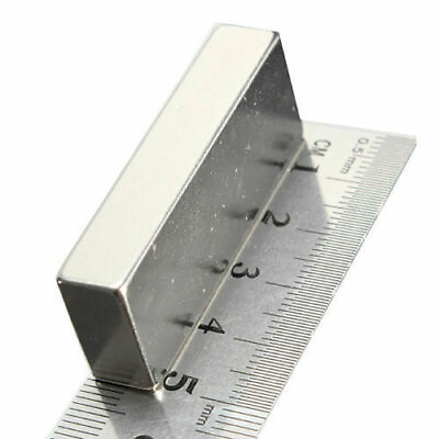 #ad Lot 1 2 5 10 Super Big Block Magnets Rare Earth Neodymium N52 50x20x10mm $9.99