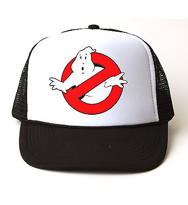 #ad GHOSTBUSTERS HAT Halloween Costume Mesh Trucker Cap Adjustable Funny 80s Group $12.99