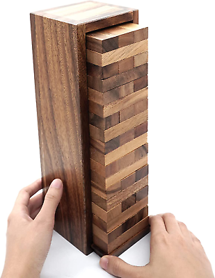 #ad Wood Tumbling Tower Game Ideal for Party Games Camping Games Outdoor Games f $42.48