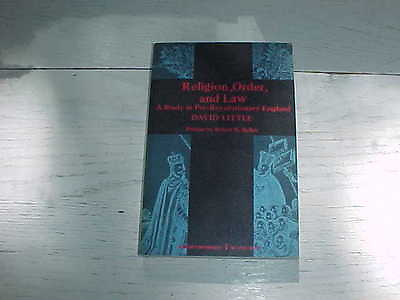 #ad 1969 Religion Order Law Study Pre Revolutionary England Book David Little SIGNED $22.32