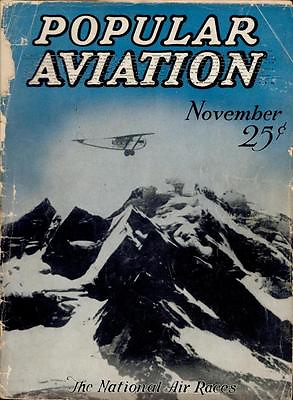 #ad 103 old issues POPULAR AVIATION MAGAZINE 1920s 30s FLYING history AIRPLANE DVD 1 $16.00