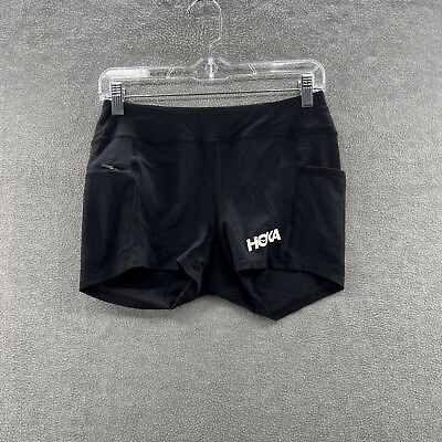 #ad hoka one one womens size m running shorts side pockets spandex $29.88