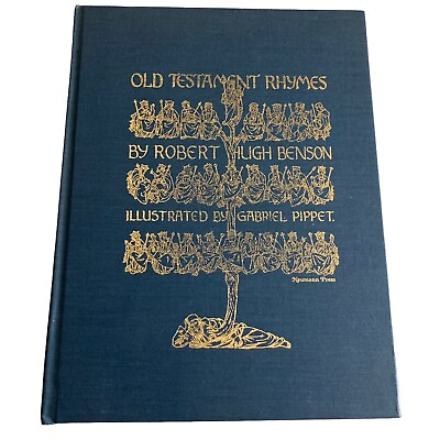 #ad Old Testament Rhymes By Robert Hugh Benson Hardcover Reproduction of 1913 Book $37.97
