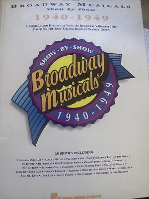 #ad Broadway Musicals Show by Show 1940 1949 $7.96