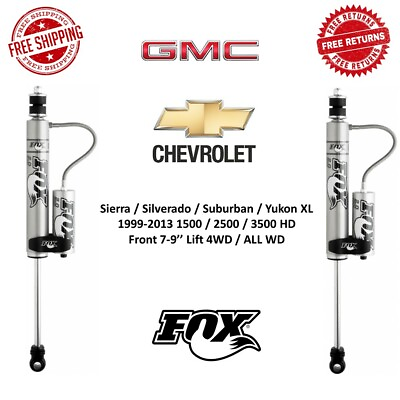 #ad Fox 2.0 Front Reservoir Shock Pair For Chevy GMC 99 13 Sierra Silverado 7 9quot; 4WD $611.15