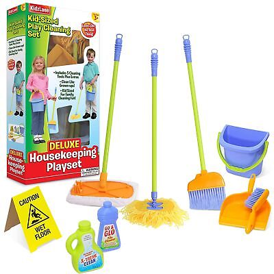 #ad Kidzlane Kids Cleaning Set for Toddlers Kids Broom Set for Kids for Play $42.90