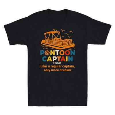 #ad Cotton More Only Captain Captain Pontoon Like A Regular T Shirt $19.99