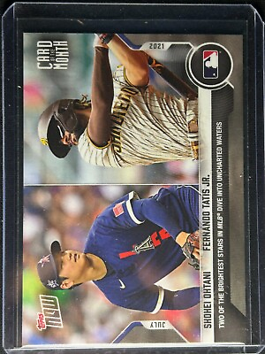 #ad Shohei Ohtani Fernando Tatis Jr. 2021 Topps Now #M JULY Card of the Month $17.50
