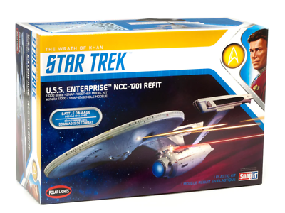 #ad Polar Lights 1 1000 Star Trek USS Enterprise NCC 1701 Refit Wrath of Khan $29.95