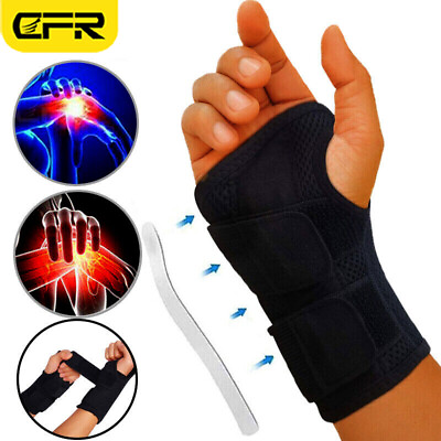 #ad Compresion Wrist Support Hand Brace Carpal Tunnel Sprain Arthritis Gym Sports $13.19