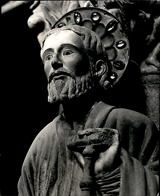 #ad LG46 1976 Original Photo ST JAMES SCULPTURE Statue Religious Artwork Christian $20.00