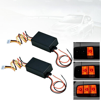 #ad 2PCS 12V Sequential LED Tail Brake Turn Signal Blinker Light Lamp Module Kit $16.99