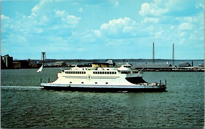 #ad Postcard Newport Rhode Island Newport Jamestown Ferry System Narragansett Bay $5.50