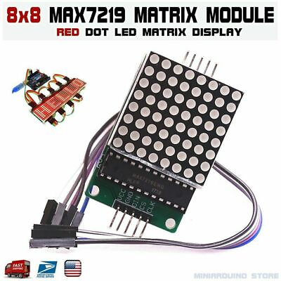 #ad MAX7219 dot matrix 8x8 8*8 led display module Arduino MCU DIY Raspberry pi USA $2.43