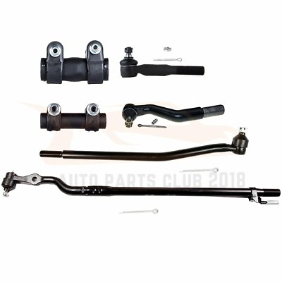 #ad 6x Fits 2000 Ford Excursion F 250 F 350 Suspension Outer Inner Tie Rod Ends Kit $99.27