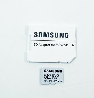 #ad Samsung EVO Plus 512GB microSDXC UHS I Memory Card with Adapter $22.99