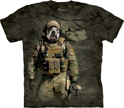 #ad The Mountain Adult Pre Shrunk Cotton T Shirt JTAC WarDog Small $14.00