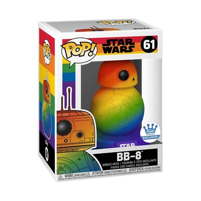 #ad Funko Pop BB 8 Rainbow Star Wars $13.99