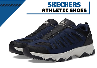 #ad Skechers Men#x27;s Crossbar Slip on Water Repellant Sneaker Extra Wide Width $45.00