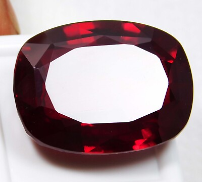 #ad Natural 68.10 CT Precious Cushion Red Mozambique Ruby Loose Gemstone Certified $154.00