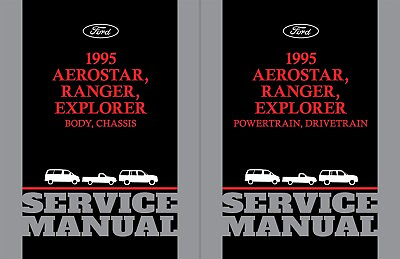 #ad 1995 Ford Aerostar Ranger Explorer Body Chassis Service Manual $216.95