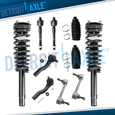 #ad 10pc Front Struts amp; Spring Sway Bar Tierod for 2010 2011 2012 Ford Fusion 2.5L $184.69
