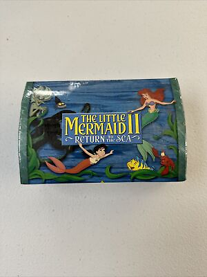 #ad Disney’s Little Mermaid 2 Return to The Sea Melody Jewelry Box Still Sealed $150.00