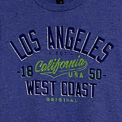 #ad Los Angeles California T Shirt S Blue $8.00