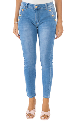 #ad Womens Skinny Stretch Jeans Flared Push up Ladies Denim Slim Fit Pants 8 16 GBP 6.30