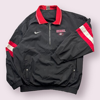 #ad Vintage Georgia Bulldogs Nike Windbreaker 90s Jacket Size XL $37.95