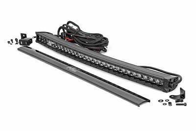 #ad Rough Country 30quot; Curved Cree LED Light Bar Single Row Blk Series Cool White DRL $161.45