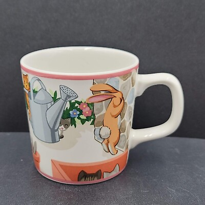 #ad Tiffany amp; Co Tiffany Playground Childs Cup Mug Bunny Cat Duck 1992 Vintage $18.00