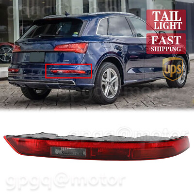 #ad For Audi Q5 18 2023 Lower Tail Stop Lamp Right Side Rear Bumper Light W 5 Bulbs $48.99