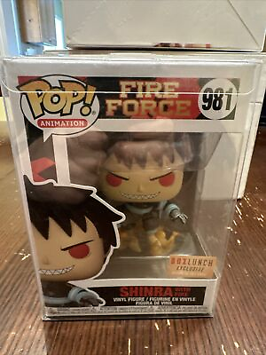 #ad Funko Pop Vinyl: Fire Force Shinra with Fire Glows in the Dark Box Lunch $49.99
